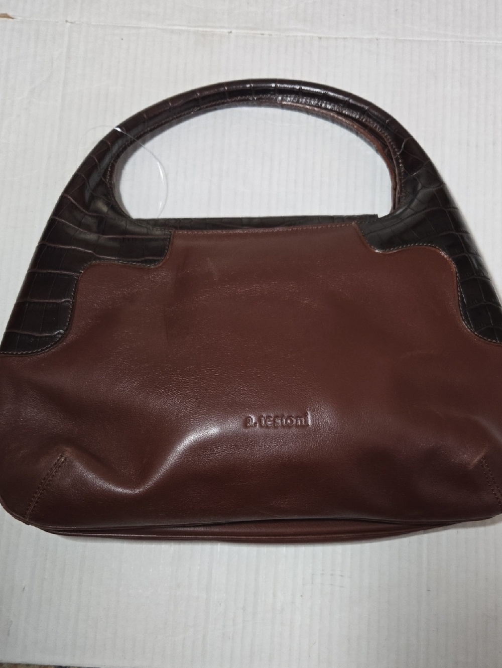 Brown Leather Tote Bag